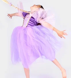 Den Goda Fen Udklædning - Rapunzel m. Hårbøjle - Lilla