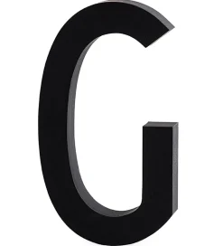 Design Letters Alubogstav - G - Sort