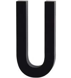 Design Letters Alubogstav - U - Sort