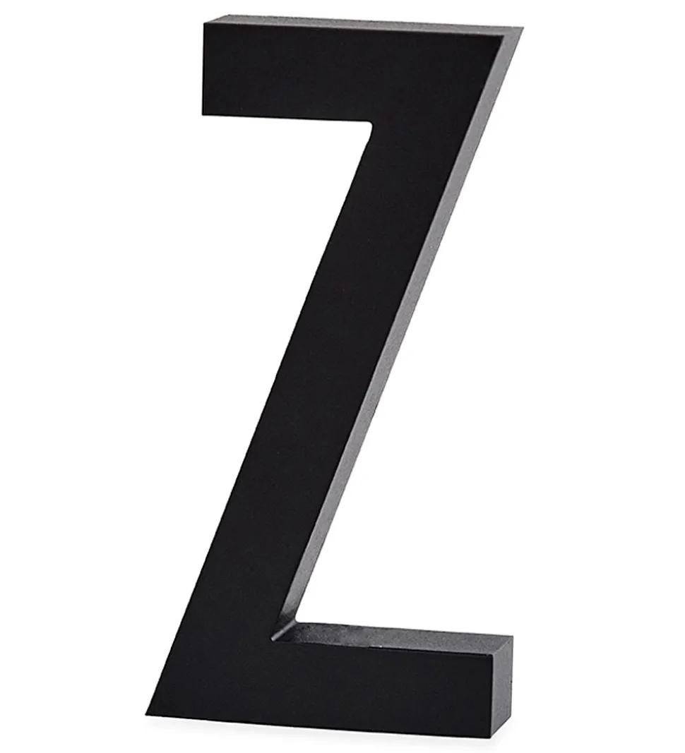 Design Letters Alubogstav - Z - Sort