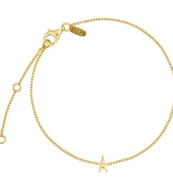 Design Letters Armbånd - A - 18K Guldbelagt