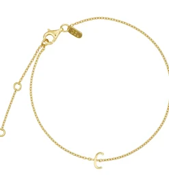 Design Letters Armbånd - C - 18K Guldbelagt