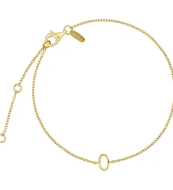 Design Letters Armbånd - O - 18K Guldbelagt