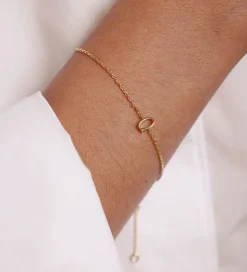 Design Letters Armbånd - Q - 18K Guldbelagt