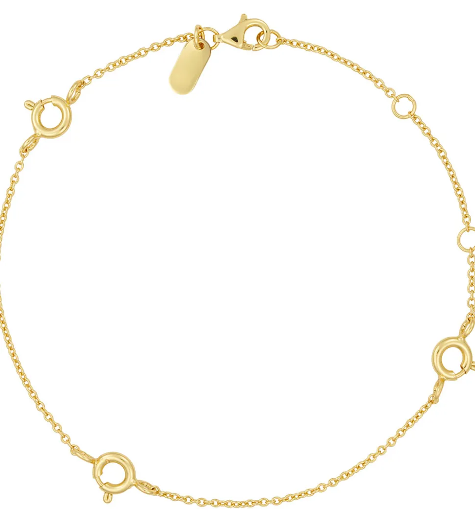 Design Letters Armbånd - Ruth Anchor Charm Lock - 18k Guldbelagt