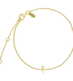 Design Letters Armbånd - Y - 18K Guldbelagt