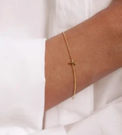 Design Letters Armbånd - Y - 18K Guldbelagt