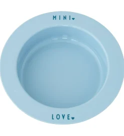 Design Letters Dyb Tallerken - Mini Favourite - Light Blue