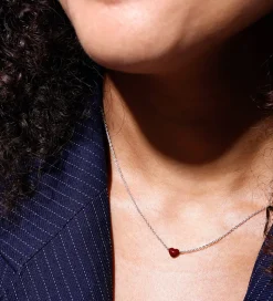 Design Letters Halskæde - 45 cm - Sølv - Little Big Love