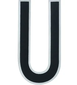 Design Letters Klistermærke - Mobil - U - 5cm - Black