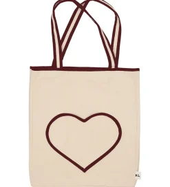 Design Letters Mulepose - In My Heart - Natural /Syrrah Burgundy