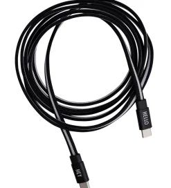 Design Letters Opladerkabel - Android/Apple - USB-C - Sort/Hvid