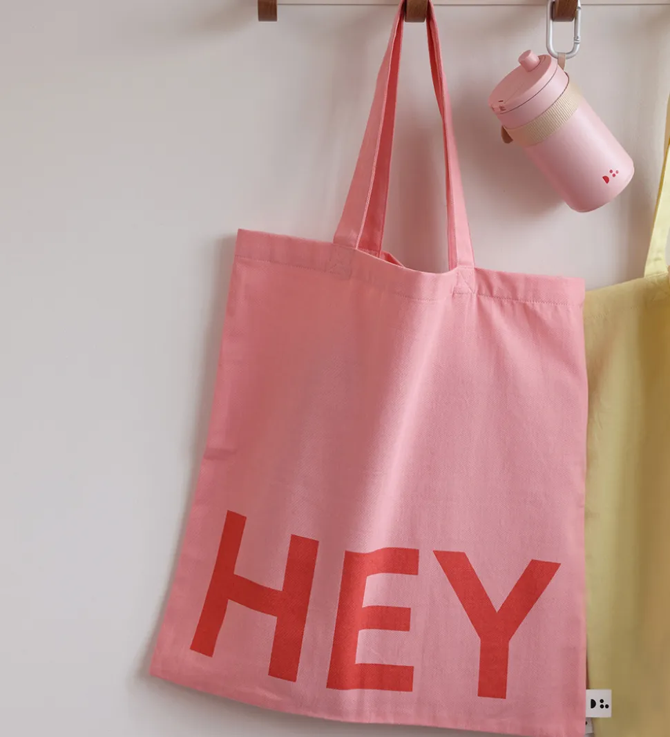 Design Letters Shopper - Hey - Soft Red