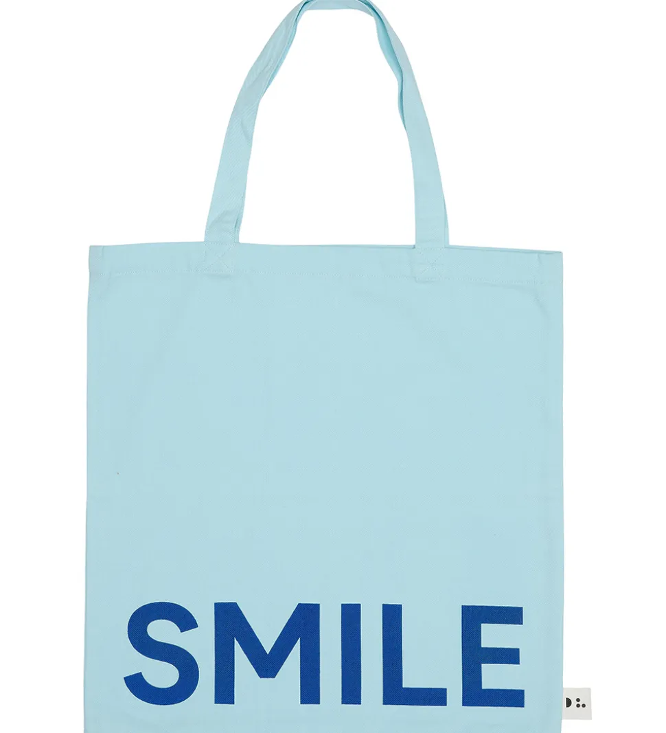 Design Letters Shopper - Smile - Ice Blue