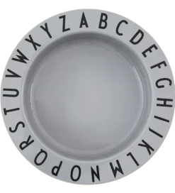 Design Letters Skål - Tritan - 15,5 cm - Eat & Learn - Grå