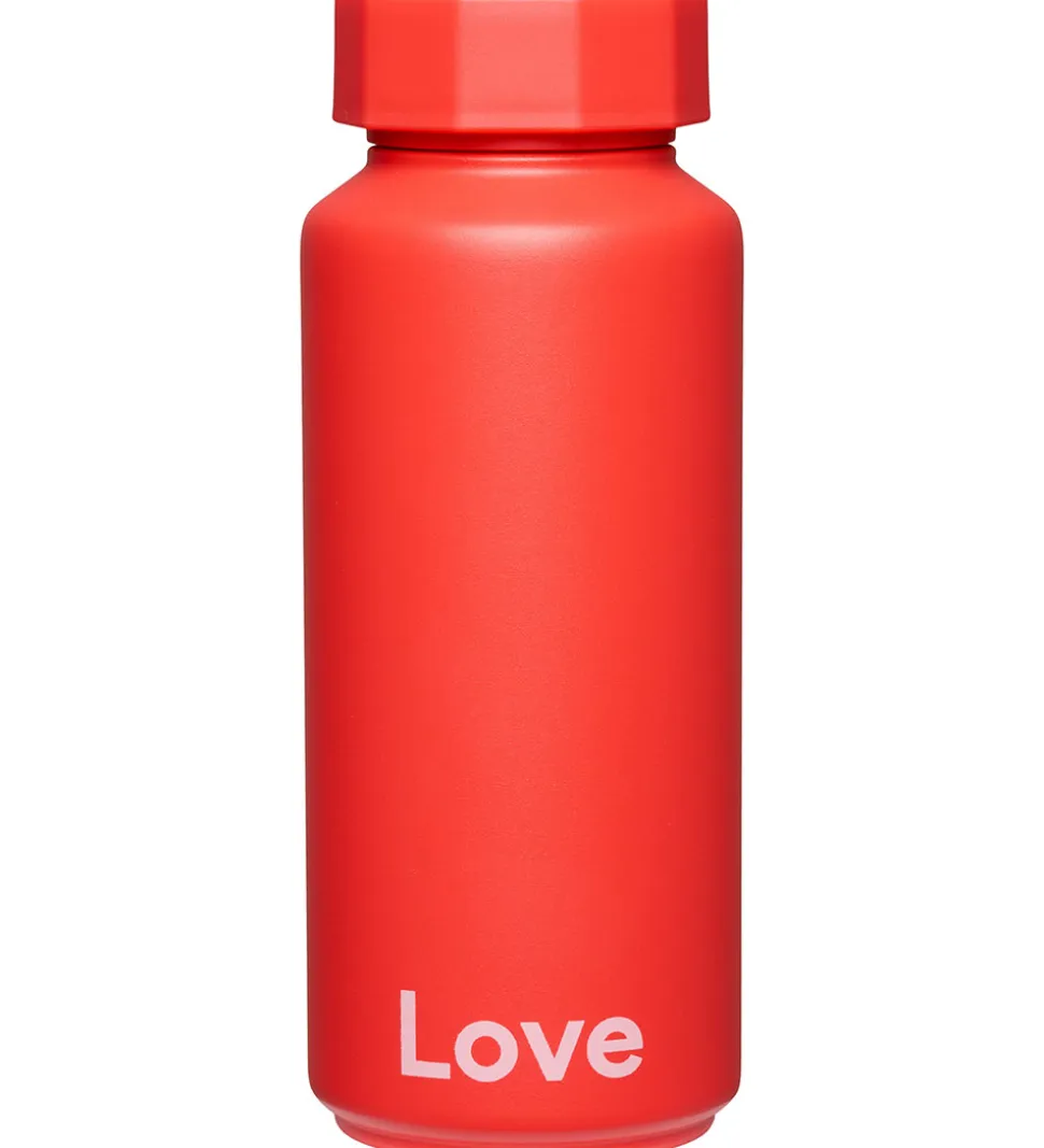 Design Letters Termoflaske - 500 ml - Love - Cherry Tomato