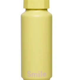 Design Letters Termoflaske - 500 ml - Smile - Gul