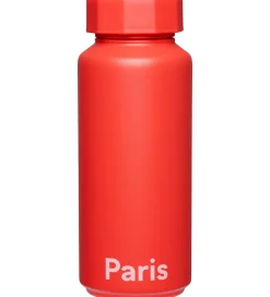 Design Letters Termoflaske - 500 ml - Paris - Cherry Tomato