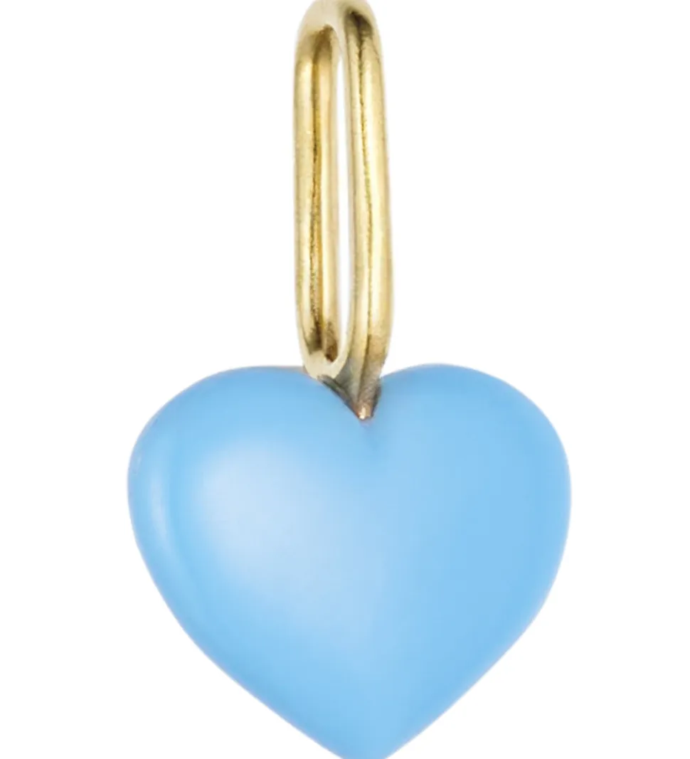 Design Letters Vedhæng - Close To My Heart - Guldbelagt