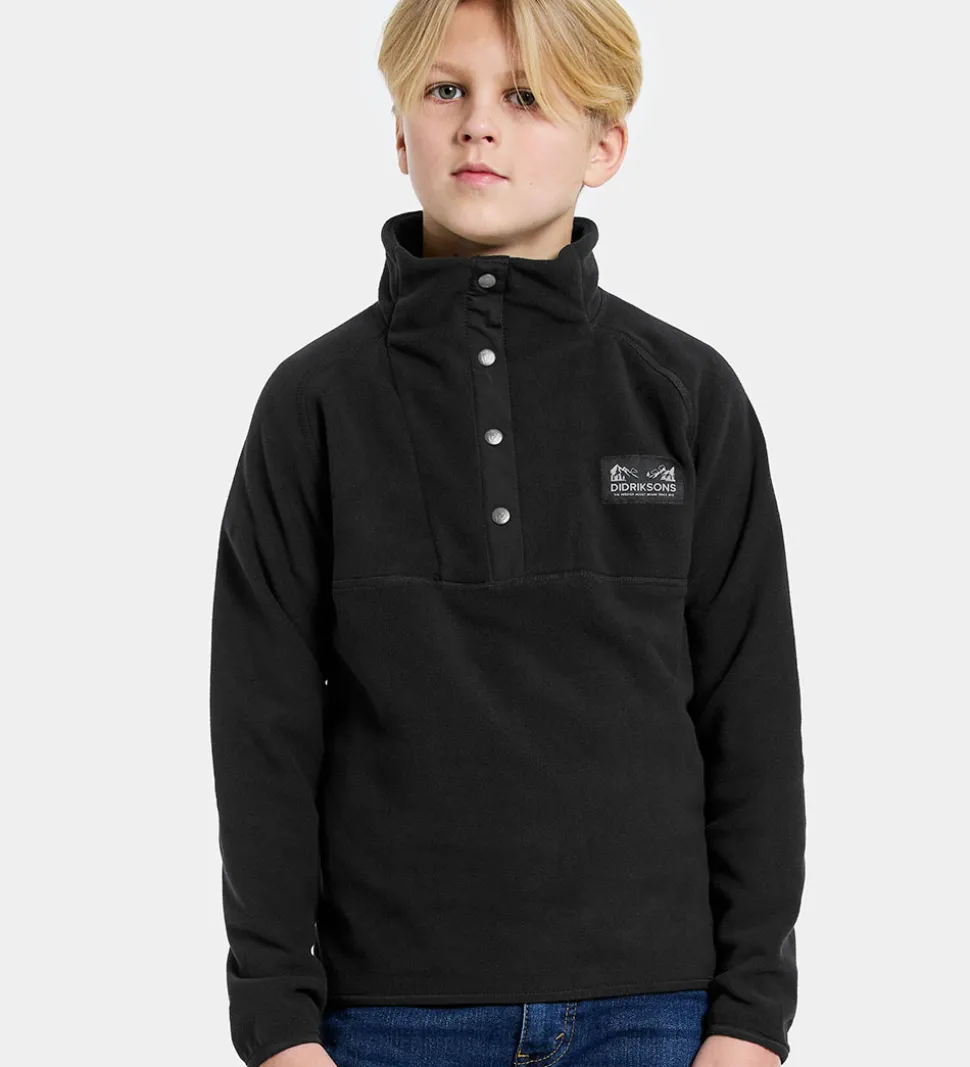 Didriksons Fleecetrøje - Yokto - Sort