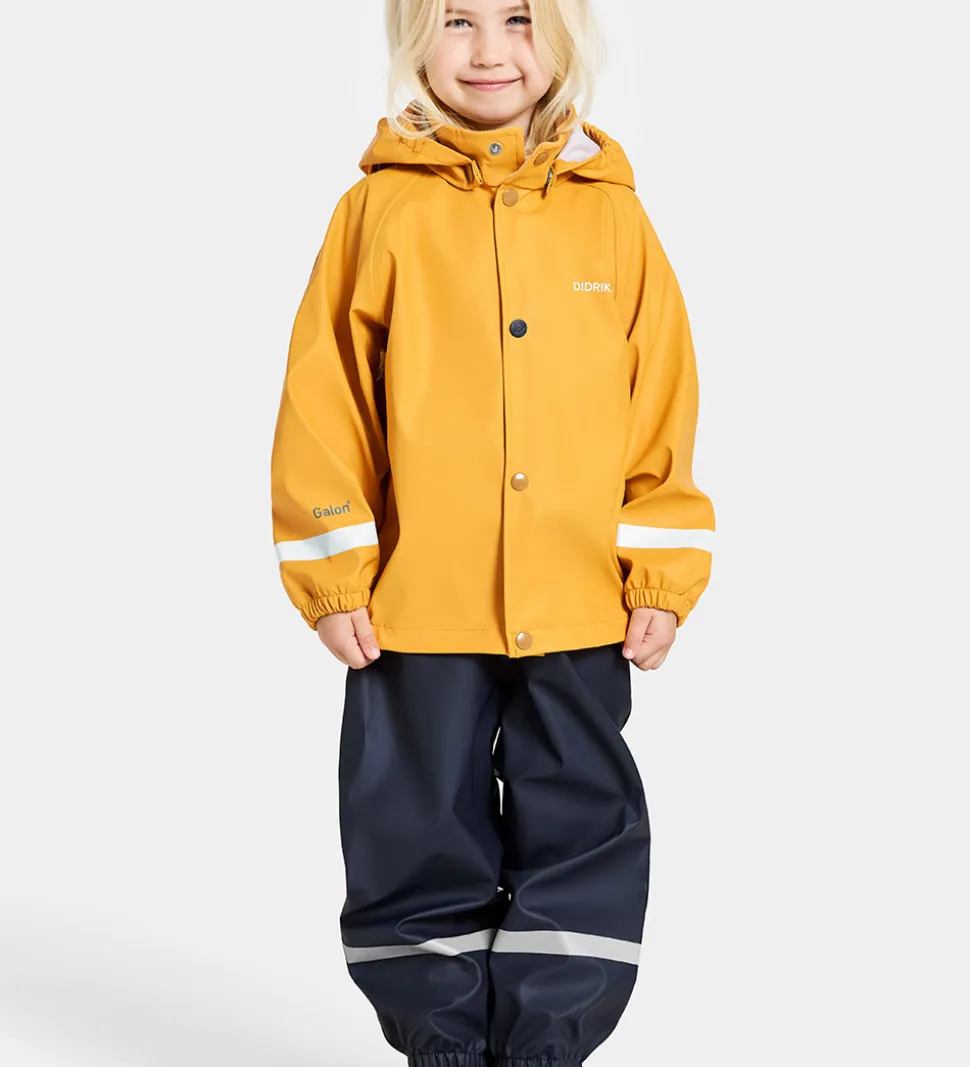 Didriksons Regntøj m. seler - PU - Slaskeman - Dark Pollen