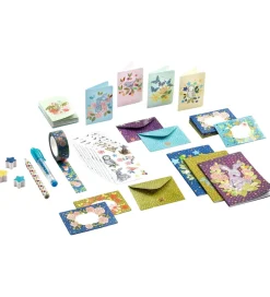 Djeco Brevpapir - 22 Dele - Mini Elodie