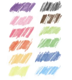 Djeco Farveblyanter - Akvarel - 12 stk. - Multifarvet