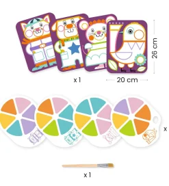 Djeco Farvesæt - Palette Painting - Chubby Cheeks