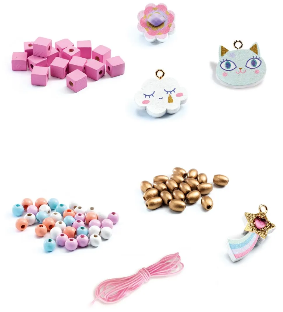 Djeco Hårbøjlesæt m. Monteringsplade - Jewels to Create