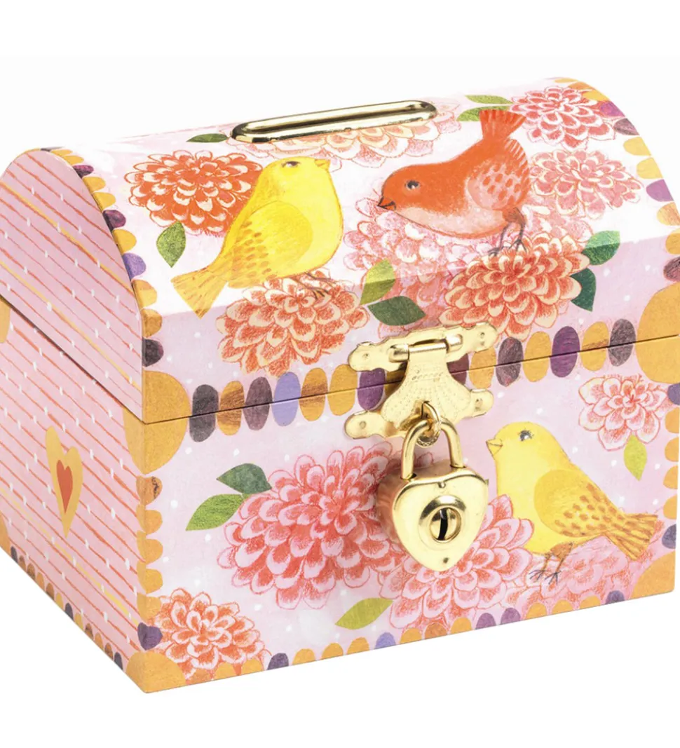 Djeco Sparebøsse - 10x12 cm - Fugle