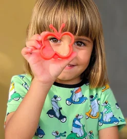 Dëna Aktivitetslegetøj - Silikone - Magisk Flip - 8 Dele - Neon