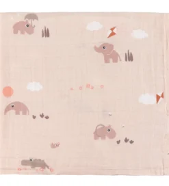 Done By Deer Babysvøb - Musselin - 120x120 cm - Playground - Pow