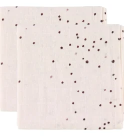 Done By Deer Babysvøb - 120x120 - 2-pak - Powder Dreamy Dots