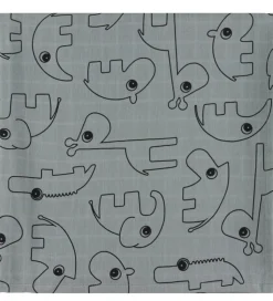 Done by Deer Babysvøb - 120x120 cm - 2-pak - Contour Grey