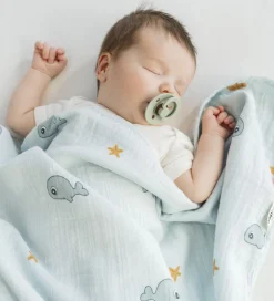 Done by Deer Babysvøb - 100x100 cm - Wally - Blå