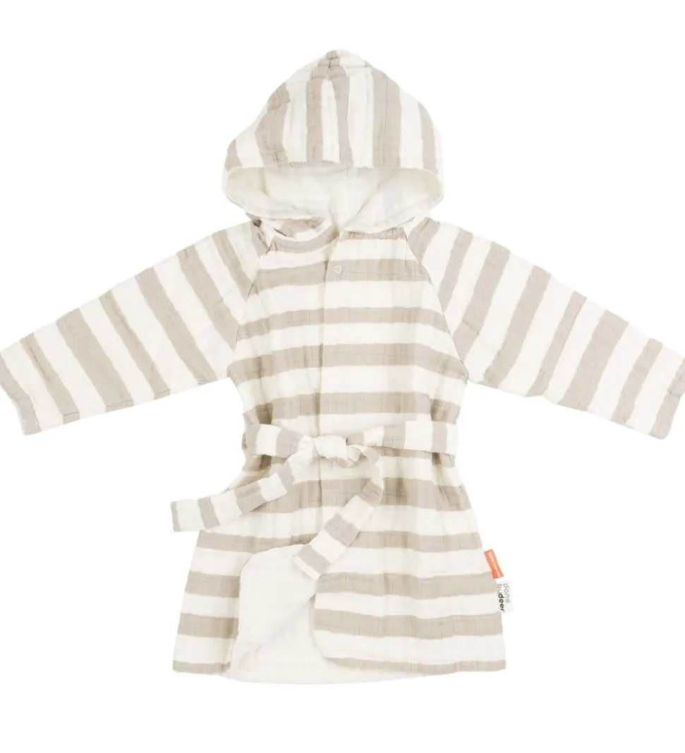Done By Deer Badekåbe - Stripes - Sand