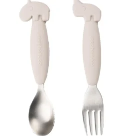 Done By Deer Bestiksæt - 2-Pak - Sand