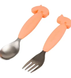 Done By Deer Bestiksæt - 2-Pak - Coral