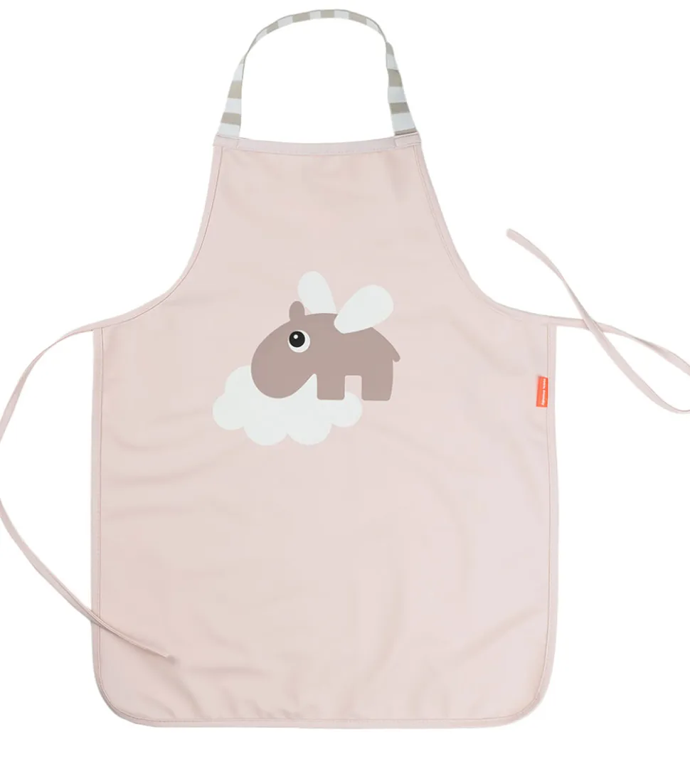 Done By Deer Forklæde - PU - Happy Clouds - Powder