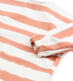 Done by Deer Forklæde - PU - Papaya m. Striber