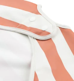 Done by Deer Forklæde - PU - Papaya m. Striber