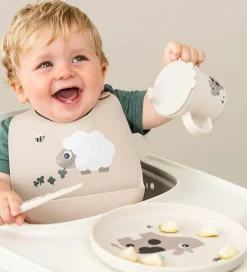 Done By Deer Hagesmæk m. Lomme - Silikone - Sheepy Sand