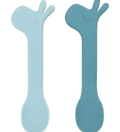 Done By Deer Skeer - Silikone - 2-pak - Lalee - Blå