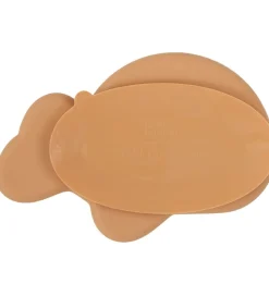 Done By Deer Skål - Silikone - Stick & Stay - Wally - Mustard