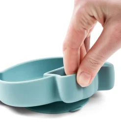 Done by Deer Snacktallerken - Stick & Stay - Birdee - Blå