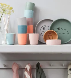 Done by Deer Spisesæt - 3 Dele - Elphee Grey/Mustard/Blue