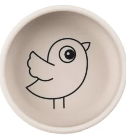 Done by Deer Spisesæt - Silikone - 3 dele - Birdiee Sand