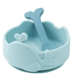 Done By Deer Spisesæt - Silikone - 2 dele - Stick & Stay - Wally