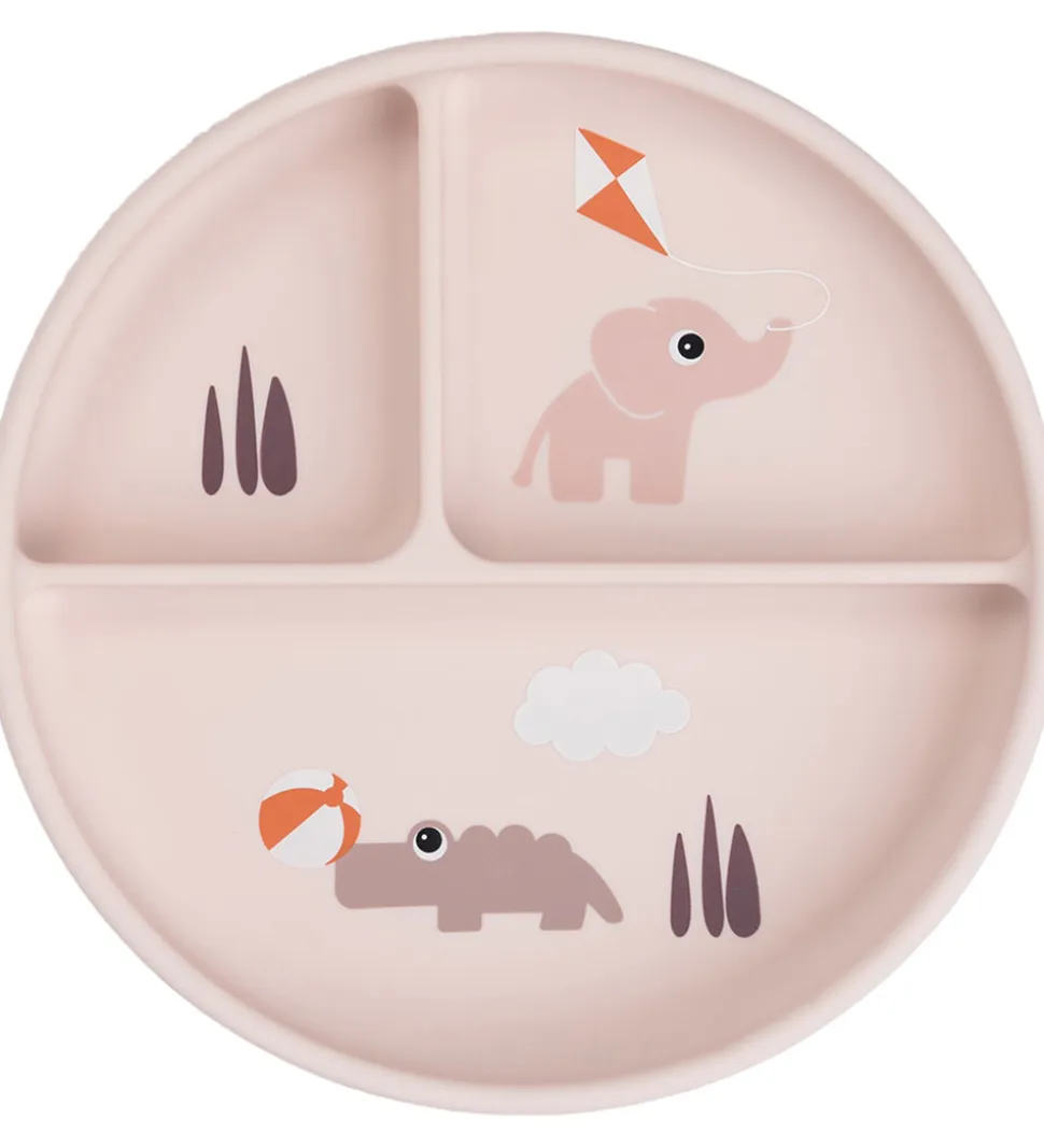 Done By Deer Stick And Stay Inddelt Tallerken - Playground - Pow