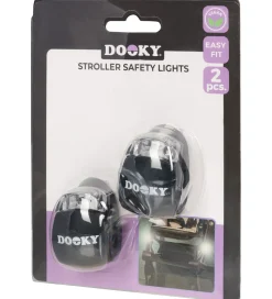 Dooky Lygter Til Barne- og Klapvogn - 2 sk. - Sort
